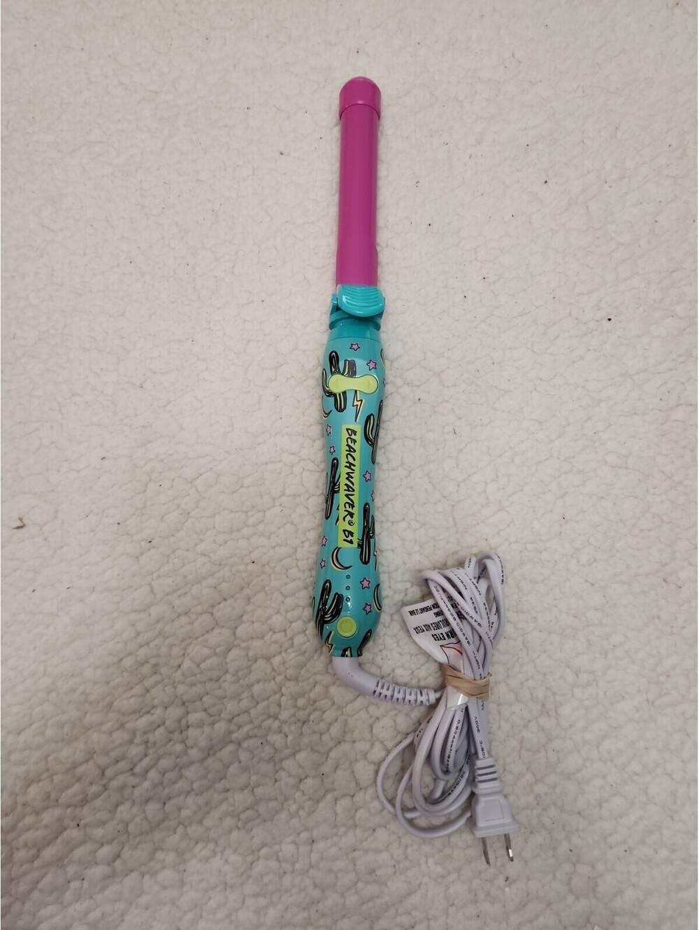 Beachwaver B1 BW166 Rotating Curling Iron Desert Night Pink Cactus Neon